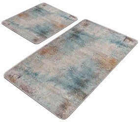 Tappetini da bagno grigio-blu in set di 2 pezzi 60x100 cm - Mila Home