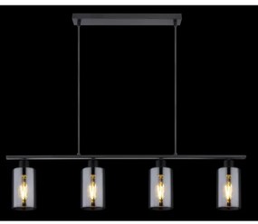 Globo 15465-4H - Lampadario a sospensione con filo HADERA 4xE27/60W/230V