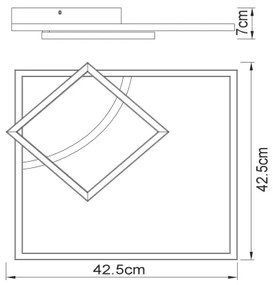 Globo 67245-40 - Lampadario a LED da superficie TINY LED/40W/230V