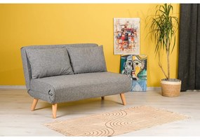 Divano letto grigio 120 cm Folde - Artie