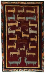 Gabbeh Tappeto persiano 210x130 Rosso (Iran) Annodato A Mano
