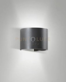 Cody applique d esterno doppia emissione a led 12w 3000k 1448lm gri...