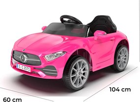 Macchina Elettrica per Bambini 12V con Licenza Mercedes CLS Small Rosa...
