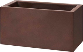Vaso 80x40x40 cm in Resina Schio Cassa Maxi Bronzo...