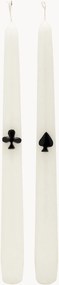 Set di 2 candele da tavolo Play Your Cards Right