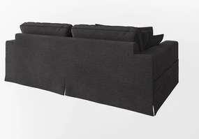 Divano nero 236 cm Nora – Ropez