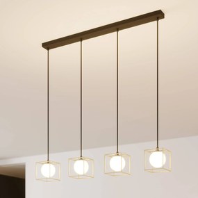 Lampada a sospensione in vetro Aloam Lindby, dimmerabile, Soggiorno / Sala da pranzo, Vetro, Moderno, Lampada a sospensione