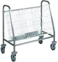 Carrello porta piatti servizio hotel albergo 100 piatti RS0445