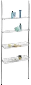 WENKO 18597100-Scaffale 71x285 cm cromo lucido