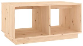 Tavolino da Salotto 80x50x40 cm Legno Massello di Pino