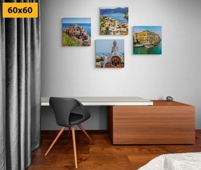 Set di quadri – Paesaggi costieri abbaglianti