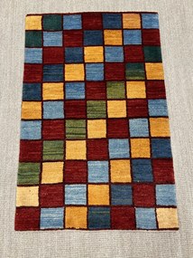 Gabbeh Tappeto 80x120 (Iran) Annodato A Mano
