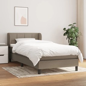 Giroletto A Molle Con Materasso Tortora 100x200 Cm İn Tessuto /