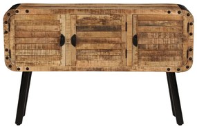 Credenza in legno massello di mango 120x30x76cm