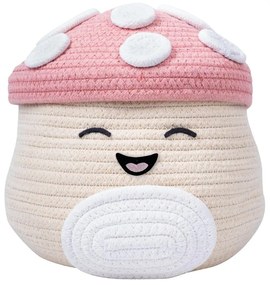 Cesta per giochi da bambino beige in tessuto ø 23x22 cm Fizz Malcolm – SQUISHMALLOWS
