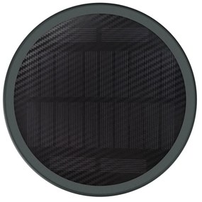 Paletto da giardino Solare Nero 80cm con Sensore Movimento e Picchetto Colore Bianco Naturale 4.000K