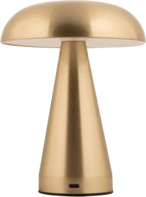 Lampada da tavolo a LED dimmerabile in oro con paralume in metallo (altezza 20,5 cm) Rachel - Leitmotiv