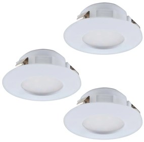 Eglo 95821- SET 3x Lampada LED da incasso per bagni PINEDA 1xLED/4,9W/230V IP44