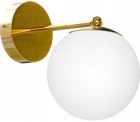 Lampada da parete 1xE27/40W/230V oro/bianco