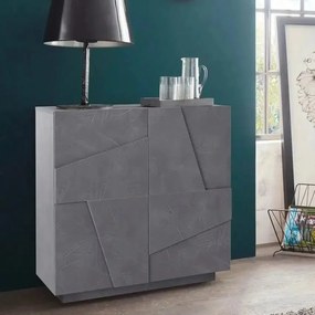 Credenza in Ardesia con 2 Ante Battente: La Moderna PING