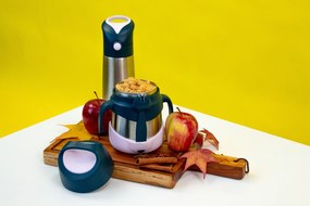 Contenitore termico per alimenti – indaco/rosa