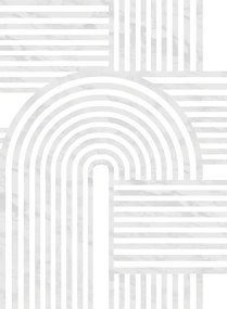 Rebel Walls Carta da parati panoramica Twine - Grey