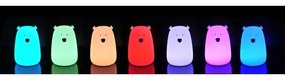 LED RGB Lampada touch per bambini BEAR LED/0,8W/5V blu