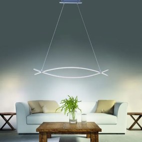JUST LIGHT. 15382-55 - Lampadario LED a sospensione con filo MAJA 2xLED/8,4W/230V cromo
