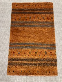 Loribaft Tappeto 100 x 60 Giallo (Iran) Annodato A Mano
