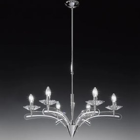 Metal Lux -  Icaro SP 6L  - Lampadario elegante da sei bracci