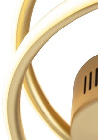 Plafoniera di design oro con LED dimmerabile a 3 livelli - Rowan