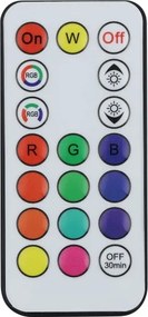 Eglo 901069 - LED RGBW dimmerabile lampada solare SAMBUCO LED/3W/4,5V IP44 nera + telecomando