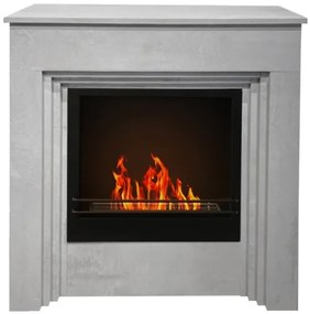 Camino a bioetanolo da terra BELLINI Effetto Cemento Made in Italy L96 x P35 x H96