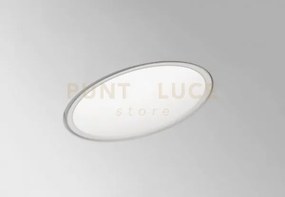 Thessaly faretto incasso 1 luce bordo raso bianco attacco gu10 ges...