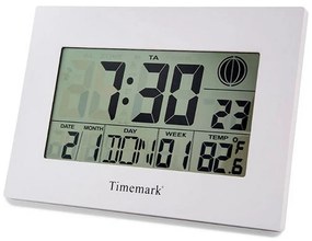 Orologio da Parete con Termometro Timemark Bianco (24 x 17 x 2 cm)
