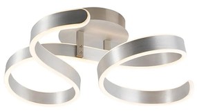 Plafoniera acciaio LED dimm 3 livelli - FRANK