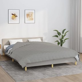 Coperta Ponderata Grigia 200x230 Cm 13 Kg Tessuto /