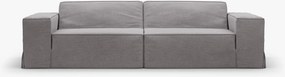 Divano modulare 3 posti Jodie con copertura in tessuto Lins – L204 cm
