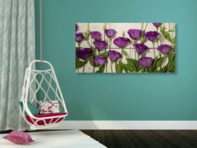 Stampa su tela – Splendidi fiori viola