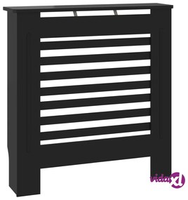 vidaXL Copertura per Radiatore Nera in MDF 78 cm