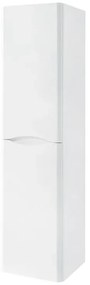 Colonna bagno sospesa 140 cm bianco 2 ante reversibili Zen