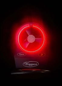 Zanzariera Elettrica ad Aspirazione 13W Trappen Tiger Beauty con Luce Rossa 660 nm...