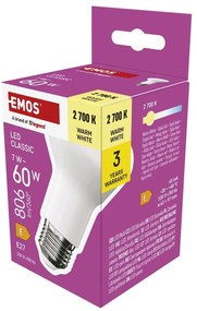 Lampadina LED bianco caldo E27, 7 W - EMOS