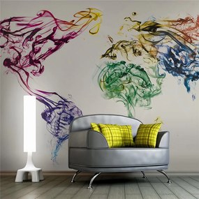 Fotomurale  Dancing smoke trails  Colore colorful, Dimensioni e Misure 450x270