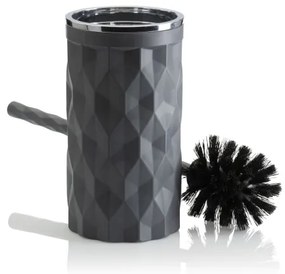 Set da bagno REINA 5 pz antracite/cromo