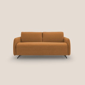Texas Divano letto matrimoniale moderno in tessuto impermeabile T19 arancio