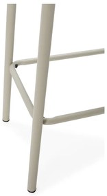 Set di sedie da bar color crema 2 pz (altezza della seduta 65 cm) Abba – Marckeric