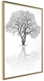 Poster  Roots or Treetop?  Cornice Quadri Cornice d'oro, Larghezza x Altezza Home decor 20x30