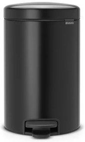 Cestino da bagno a pedale new icon BRABANTIA nero 12 L in inox