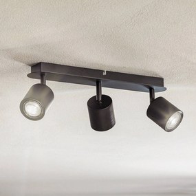 Luminex Spot soffitto Modo in nero, 3 luci